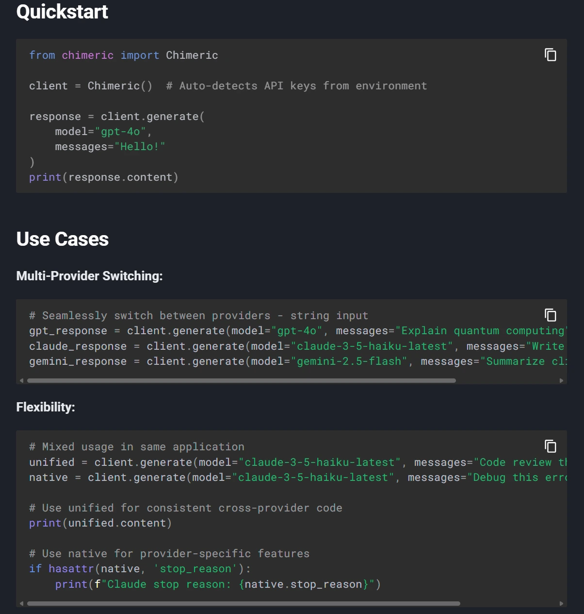 Chimeric screenshot 3